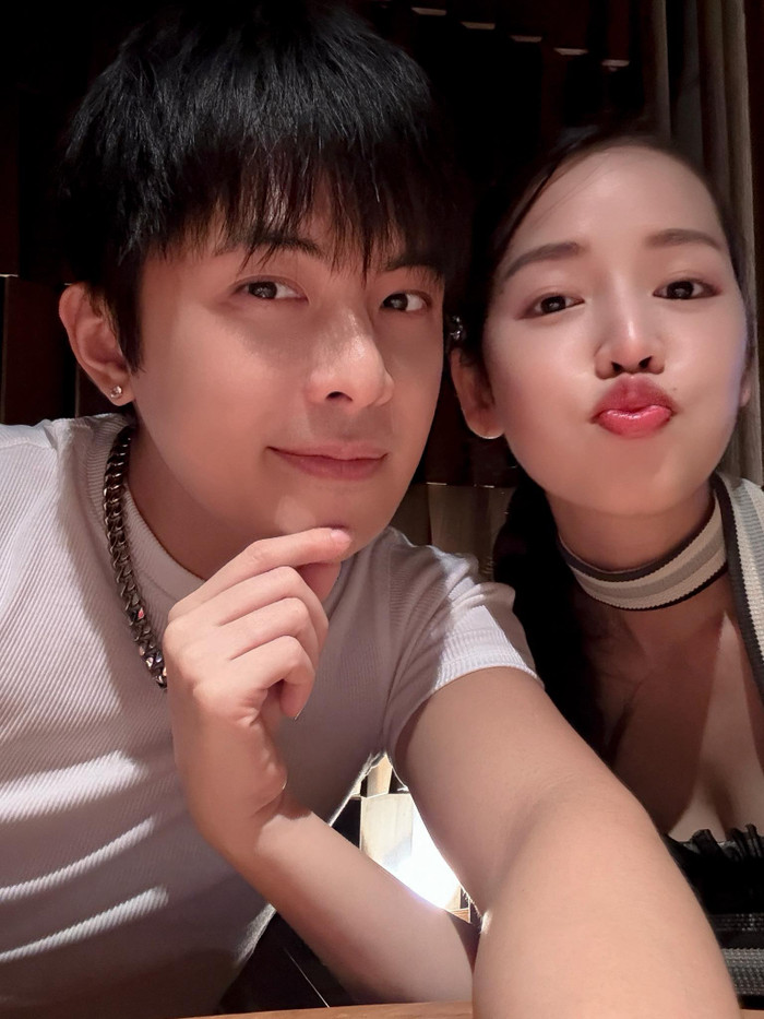 Gin Tuấn Kiệt thường đưa Puka đi chơi thể thao, hoặc tranh thủ 'trốn con' đi hẹn hò riêng. Ảnh: FBNV