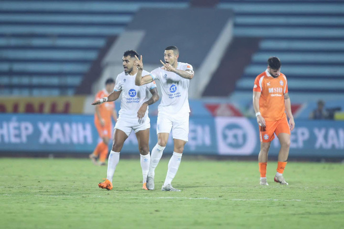 Nam Định FC chỉ có 1 điểm trước đội bét bảng Đà Nẵng. Ảnh: CLB Nam Định