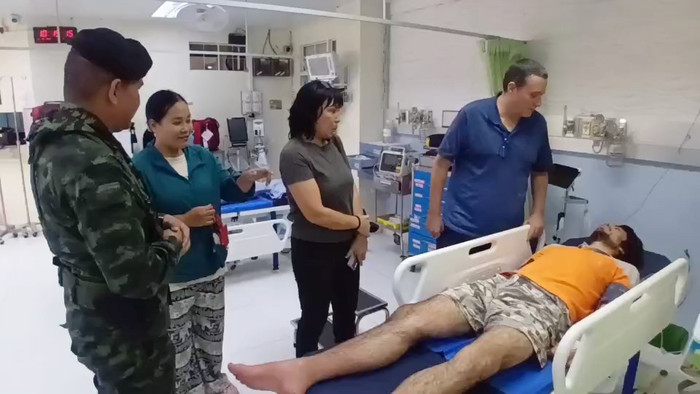 Lawrence hiện đang hồi phục sức khỏe. Ảnh: Khaosod