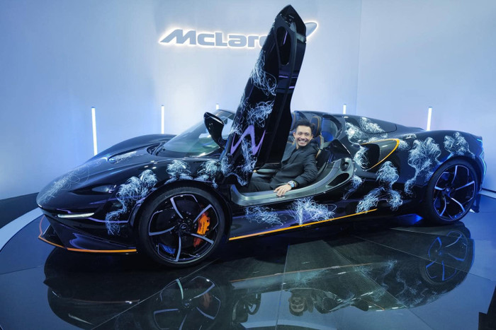 Siêu phẩm McLaren Elva được đại gia Minh Nhựa tậu về bộ sưu tập xe của mình. (Ảnh: FBNV)