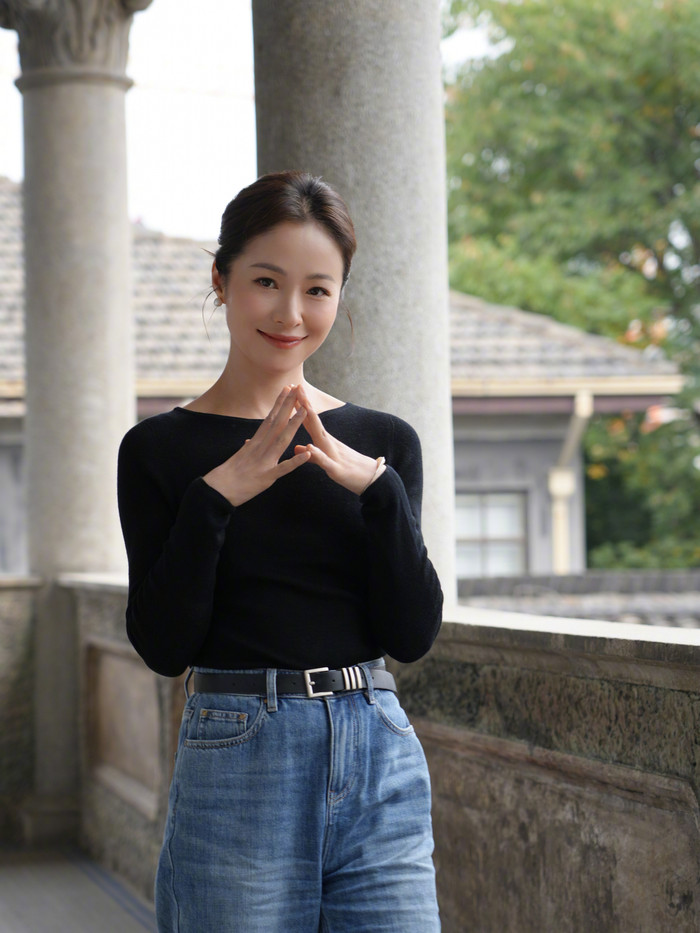 Nữ diễn viên Giang Nhất Yến chưa từng công bố chồng với khán giả. Ảnh: Weibo