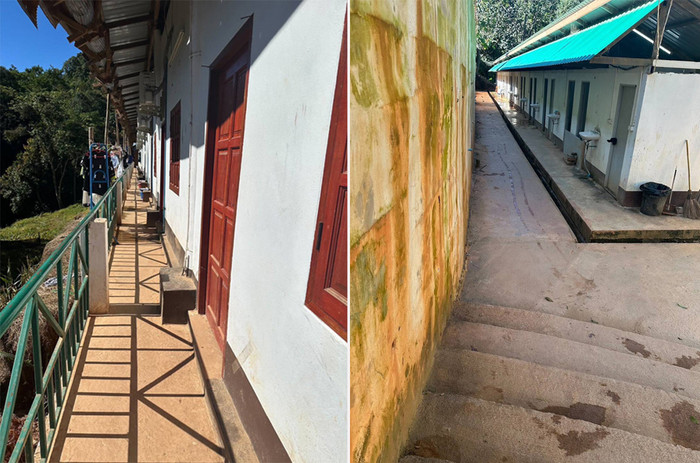 Xung quanh khu vực Lam bị giam giữ. Ảnh: Khaosod