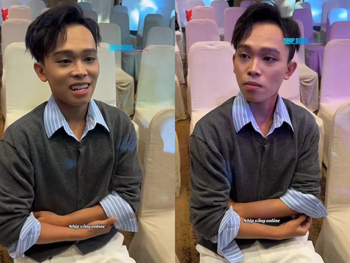 Hồ Văn Cường thẳng thắn chia sẻ về cuộc sống hiện tại. (Ảnh chụp màn hình từ TikTok Nhịp Sống Online)