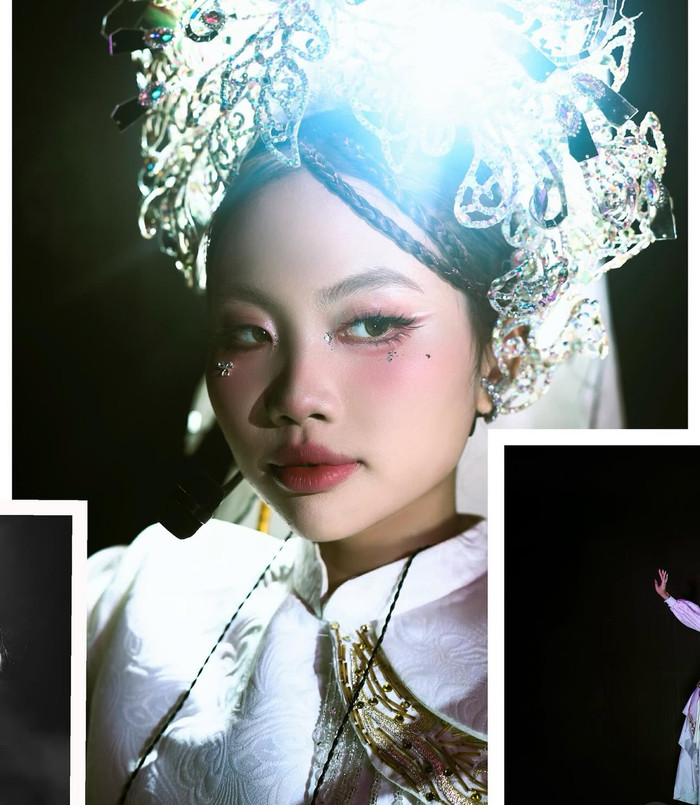 Phương Mỹ Chi luôn toả sáng theo cách riêng, từng bước khẳng định dấu ấn cá nhân của mình (Ảnh: ISNV).