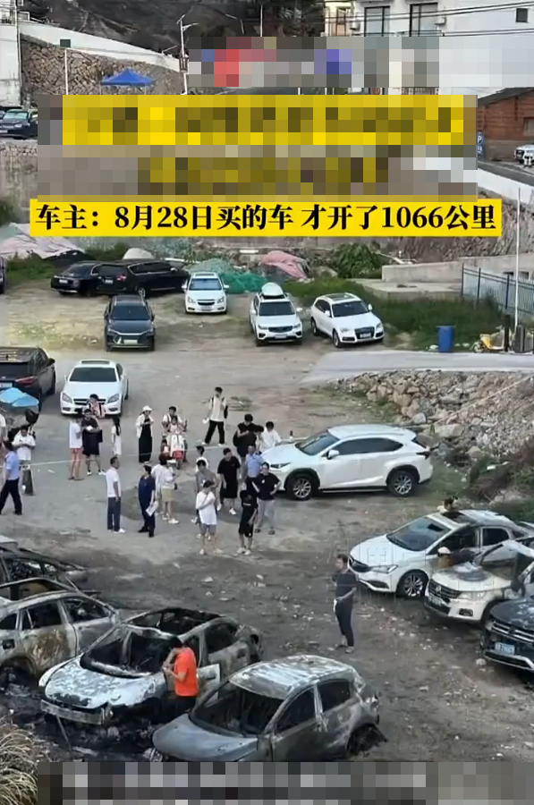 7 ô tô đồng loạt bốc cháy ngùn ngụt ở bãi đỗ xe, cảnh tượng khiến người dân bàng hoàng Ảnh 3