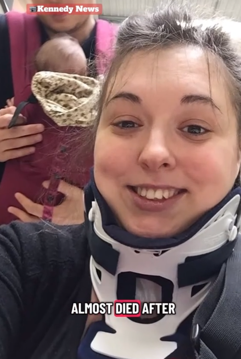 Người phụ nữ 36 tuổi bị gãy cổ sau khi ngáp vào buổi sáng Ảnh 3