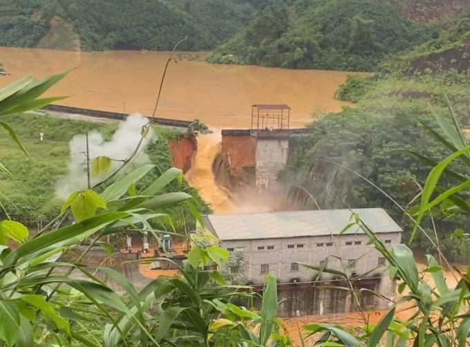Vỡ đập Thủy điện ở Lạng Sơn. Nguồn ảnh: Nông Huyền/Báo Chính phủ