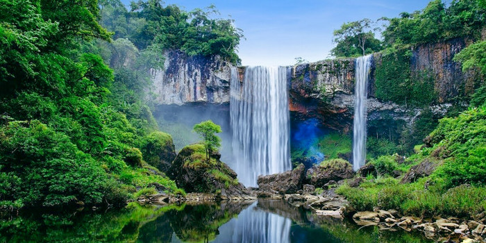 Thác Dambri độ cao hơn 60 mét. (Nguồn: mia)