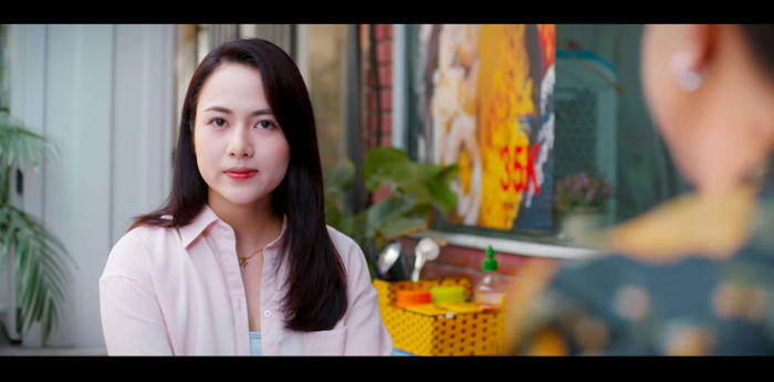 Vai Ngân (Việt Hoa thủ vai) đang là nhân vật có nhiều đất diễn nhất (Ảnh: VFC). 