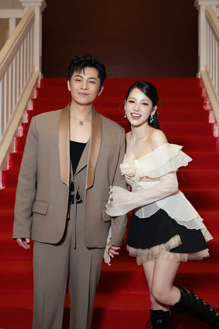 Sau đám cưới hoành tráng vào cuối năm 2023, cuộc sống hôn nhân của Gin Tuấn Kiệt và Puka vẫn luôn khiến khán giả ngưỡng mộ bởi sự ngọt ngào và bình yên. (Ảnh: FBNV)