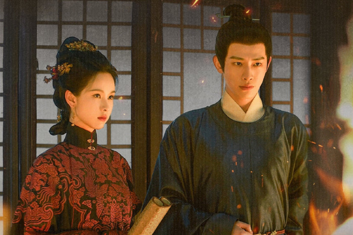 Nhạn Hồi Thì - Trần Đô Linh và Tân Vân Lai (Ảnh: Weibo). 