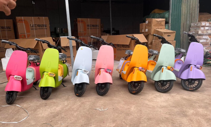 Xe điện doanh nhân Cường Đô La sử dụng có nhiều thùy chọn màu sắc. (Nguồn: topre)