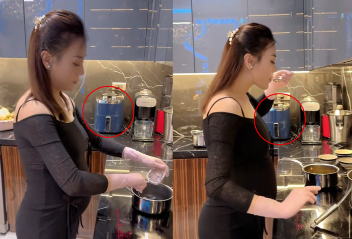 Nồi chiên không dầu của Phương Oanh. (Nguồn: TTNV)