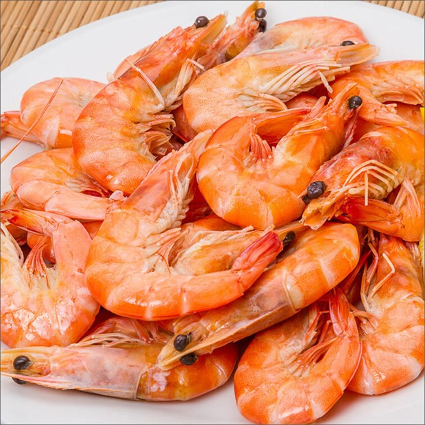 Tôm là một trong những thực phẩm giàu dinh dưỡng, tốt cho sức khỏe. (Ảnh minh họa từ Internet)