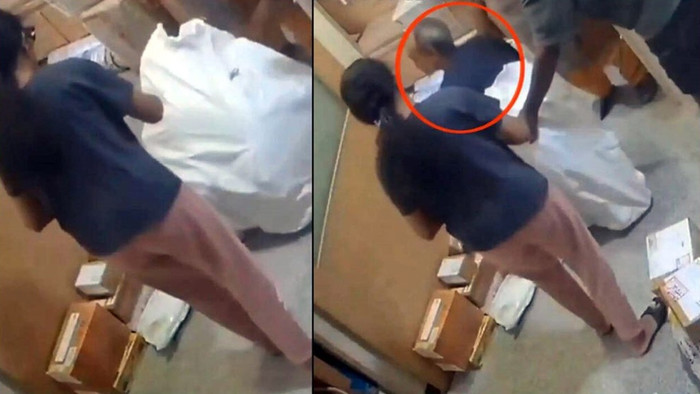 Người phụ nữ nhét cha vào bao tải, đưa đến bưu cục nhằm 'sống ảo' gây phẫn nộ Ảnh 2