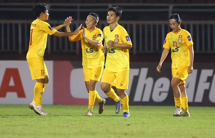 Tiền đạo Huỳnh Như tiếp tục chơi xuất sắc, góp công lớn giúp CLB nữ TP.HCM vượt qua vòng bảng AFC Women’s Champions League 2025/26. Ảnh: AFC