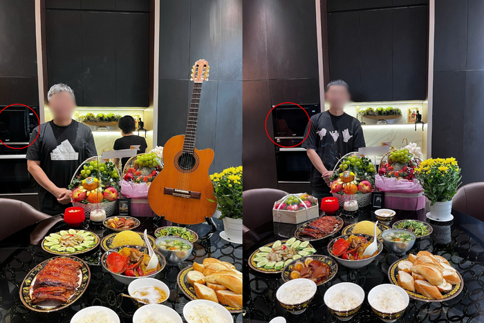 Việt Hương lựa chọn lò vi sóng tủ âm có thiết kế sang trọng và hiệu suất vượt trội. Ảnh: FBNV