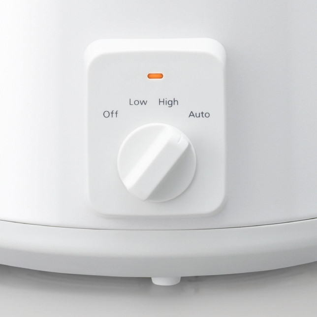 Nồi nấu chậm của Diệp Lâm Anh có 3 chế độ nhiệt cho nhiều món ăn. Ảnh: Panasonic