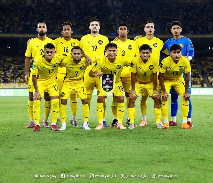 Tuyển Malaysia có tới 5 trận đấu không hợp lệ. Ảnh: Malaysia NT
