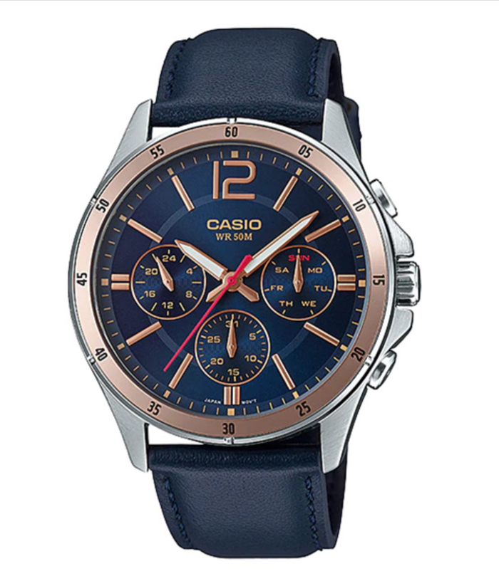 Chiếc đồng hồ Casio tạo cảm giác thanh lịch cho người dùng. (Ảnh: Casio)