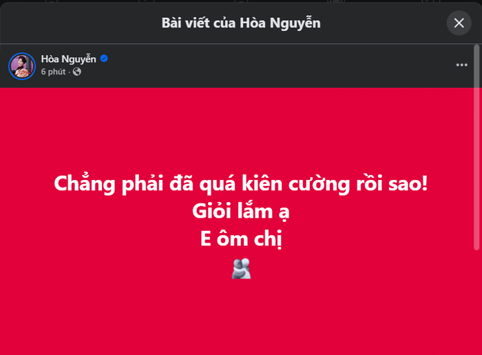 Hòa Minzy lập tức lên tiếng sau khi Hương Giang dừng chân Ảnh 3