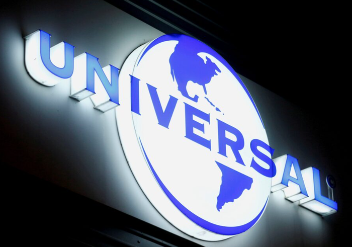 Logo của Universal Music Group. Ảnh: Reuters