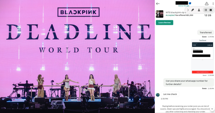 Vụ lừa đảo hơn 100 triệu đồng liên quan đến BLACKPINK Ảnh 1