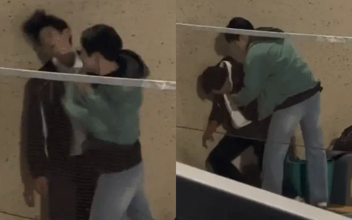 Nam diễn viên Vương Niên Tương Thành vô tình bị bạn diễn 'tác động vật lý' ở phim trường. Ảnh chụp màn hình