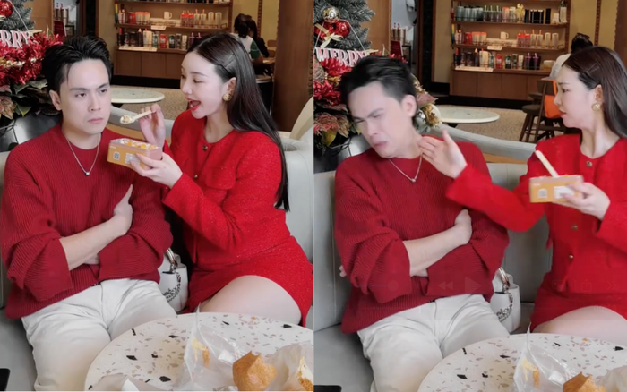 Quỳnh Kool và bạn chỉ đang quay video 'đu trend' trên TikTok. Ảnh chụp màn hình