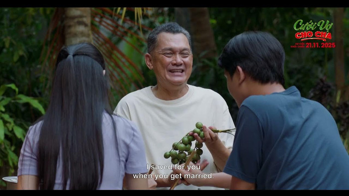 Đứng thứ hai của phòng vé Việt trong ngày 26/11 là Cưới Vợ Cho Cha.