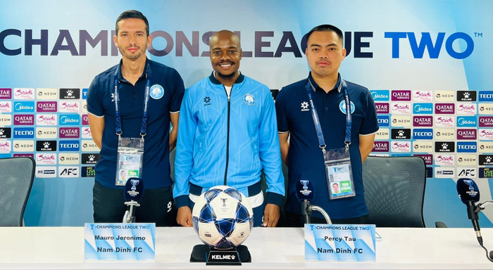 Nam Định FC quyết chiến Ratchaburi để giành vé đi tiếp AFC Champions League Two. Ảnh: CLB Nam Định