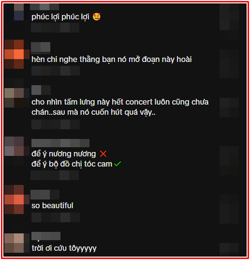 Cộng đồng mạng mê mẩn khoảnh khắc Bùi Lan Hương quay lưng với khán giả. 