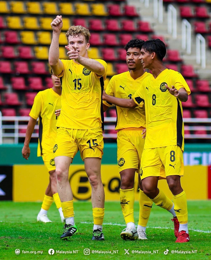 Malaysia và Việt Nam vẫn chung bảng tại SEA Games 33. Ảnh: Malaysia NT