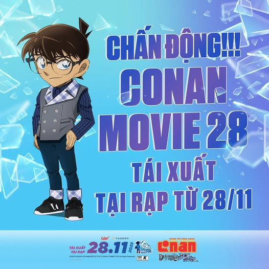 'Conan Movie 28: Dư ảnh của độc nhãn' trong đợt tái xuất phòng vé Việt (Ảnh: CGV Việt Nam)
