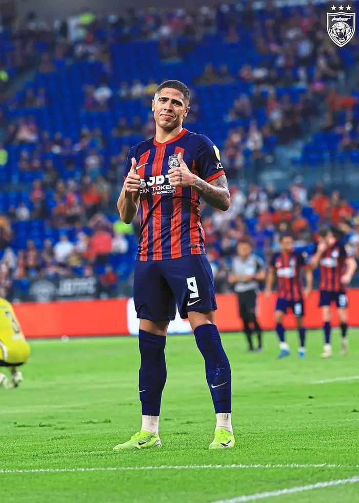 Bergson Da Silva được dự đoán sắp thi đấu cho tuyển Malaysia. Ảnh: JDT