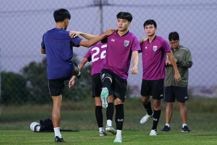U17 Thái Lan trước nguy cơ bị loại. Ảnh: FAT