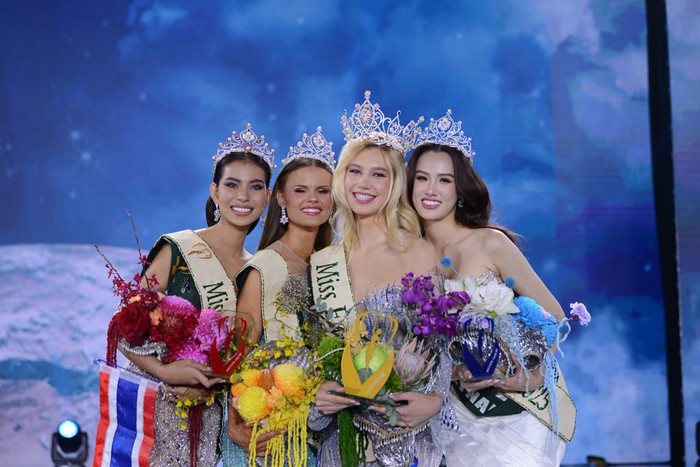Kết quả chung cuộc Miss Earth 2025. Người đẹp đến từ Việt Nam được danh hiệu Á hậu 2. (Ảnh Miss Earth)