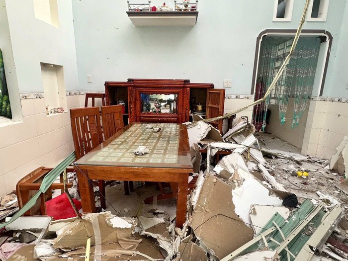 Những hình ảnh ghi nhận sáng nay (7/11) tại phường Quy Nhơn, Gia Lai sau khi cơn bão số 13 đi qua. Ảnh: Nguyễn Thảo | VOV Tây Nguyên