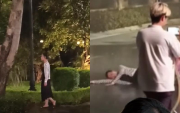 Hé lộ phân cảnh Mỹ Anh (Phương Oanh) gặp nạn sau khi nhận tin dữ chồng ngoại tình (Ảnh: NSX). 