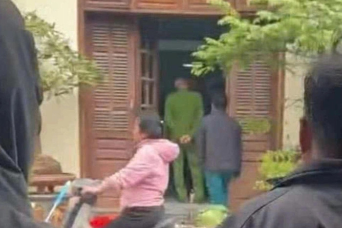 Ngôi nhà nơi phát hiện vụ việc. Ảnh: báo Dân Trí