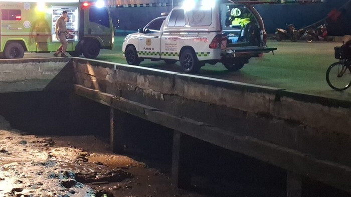 Nam bảo vệ đi tuần tra ban đêm, 'rụng rời' tay chân khi nhìn xuống chân cầu Ảnh 1