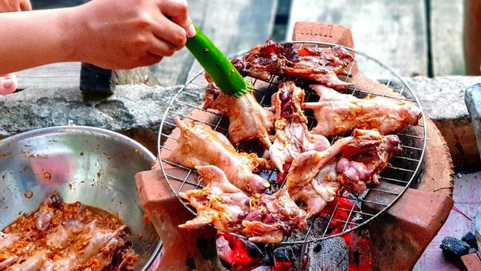 Chuột dừa có nhiều cách chế biến. Thịt có vị ngọt, săn chắc. (Ảnh minh họa từ Internet)