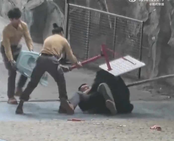 Con gấu đen vồ tới tấn công người huấn luyện, nhân viên có hành động gây phẫn nộ Ảnh 4