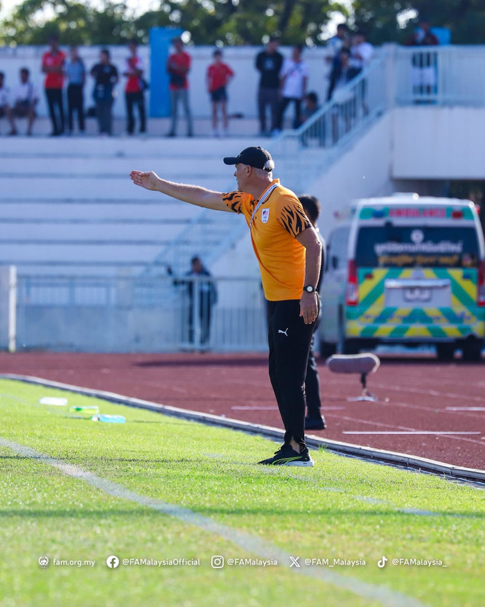 Không có phép màu nào xảy ra khi tuyển Malaysia chính thức bị loại với 3 trận thua. Ảmh: FAM