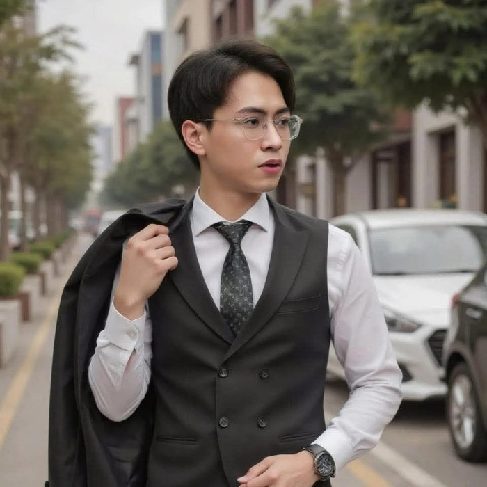 'Tổng tài' Nguyễn Văn Thiên lựa chọn tai nghe 5 triệu. Ảnh: FBNV