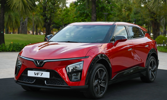 Mẫu xe Phương Anh Đào sử dụng. Ảnh: Vinfast