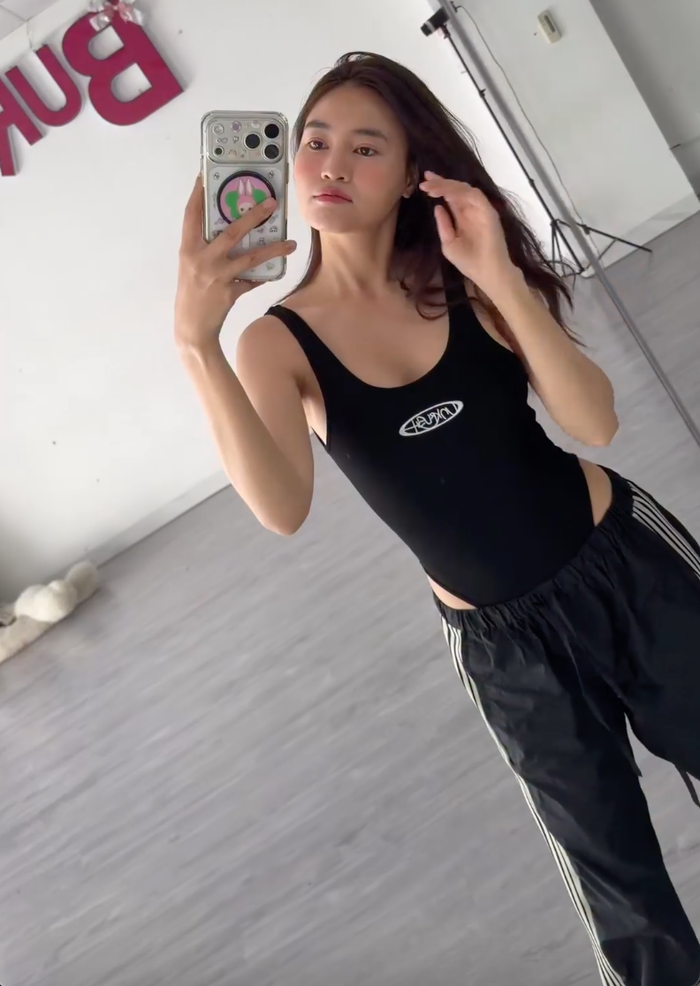 Hình ảnh của Ninh Dương Lan Ngọc trong đoạn clip ngắn mới đăng tải (Ảnh: Chụp màn hình).