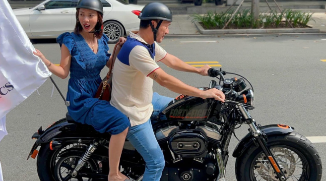 Harley-Davidson Forty-Eight là món quà hơn nửa tỷ đồng Thu Trang dành tặng chồng, mang đậm chất cruiser Mỹ
