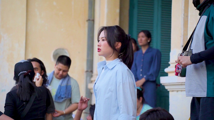 Phương Mỹ Chi gây ấn tượng với vai nữ chính trong phim điện ảnh Nhà Gia Tiên ra mắt đầu năm nay. 