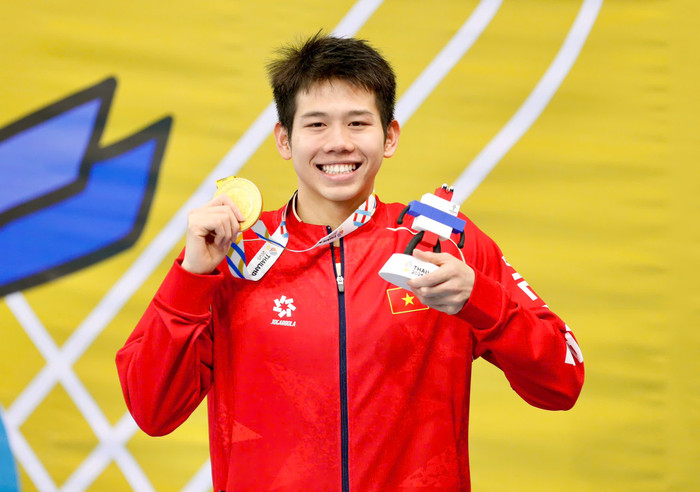 Nguyễn Quang Thuấn giành HCV SEA Games 33. Ảnh: Lê Phong